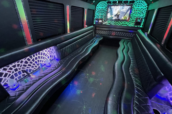 Cary Limo Bus Interior