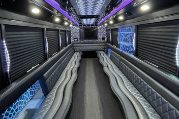 Cary Party Bus Interior
