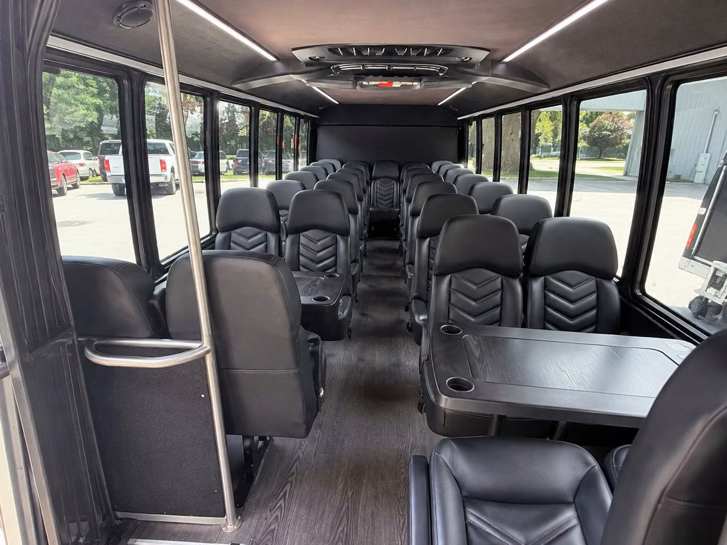 18 passenger minibus inside