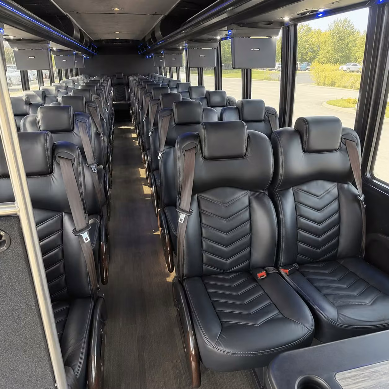 25 passenger minibus interior