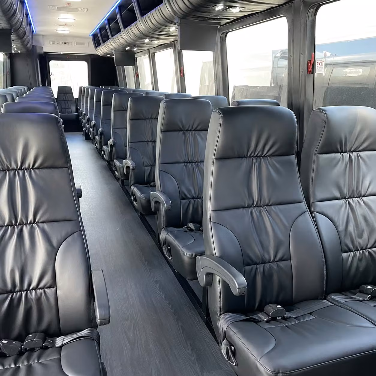 30 passenger minibus inside