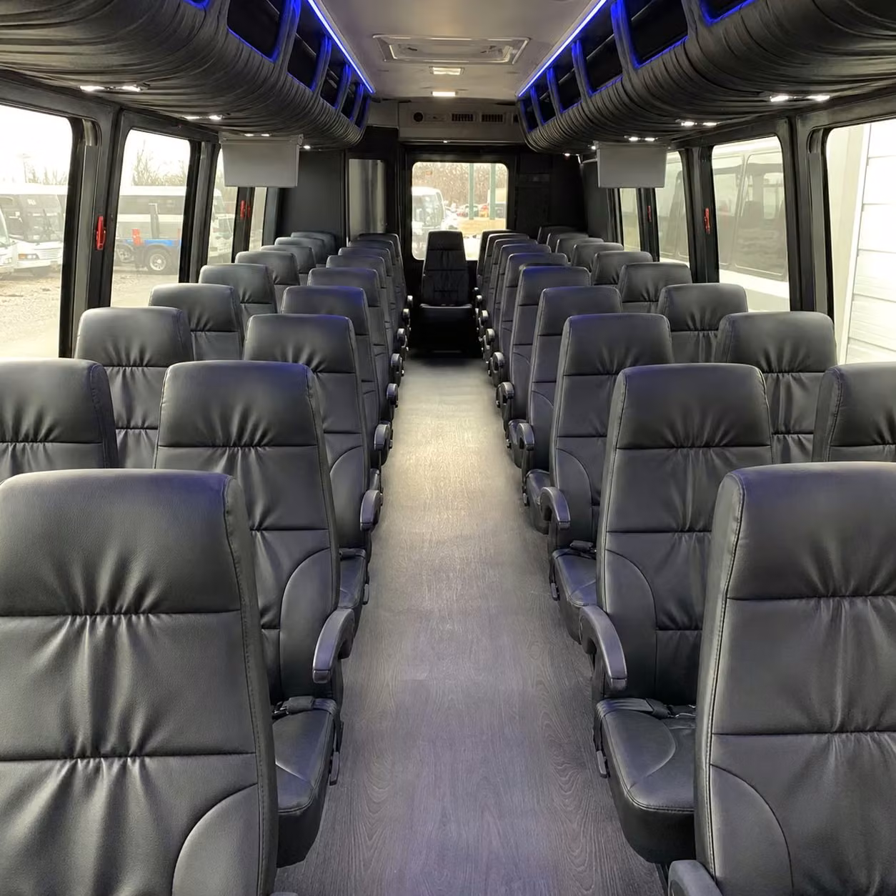 35 passenger minibus inside