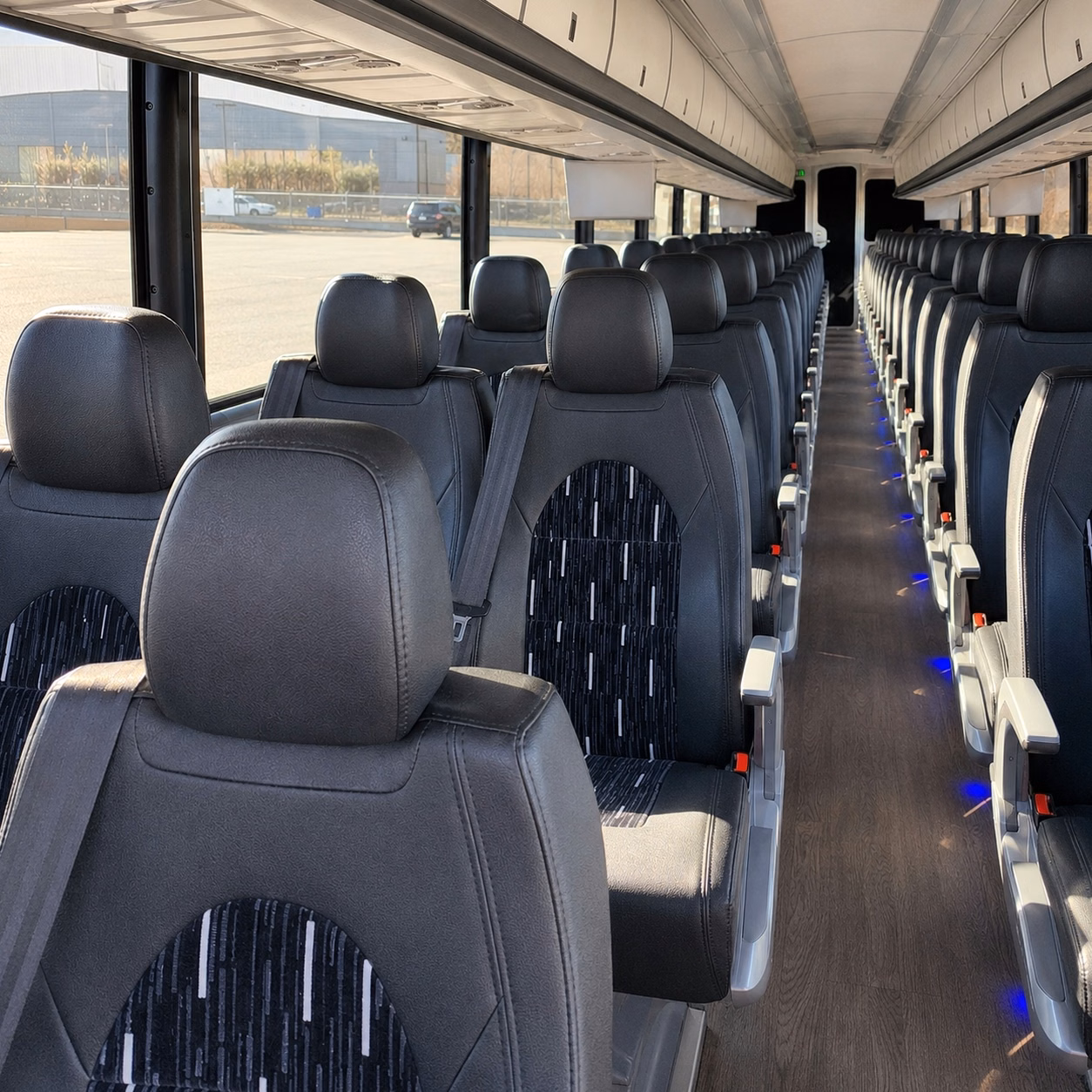 how bus type and size change charter bus prices in cary north carolina