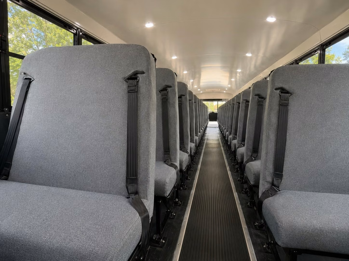 school bus interior